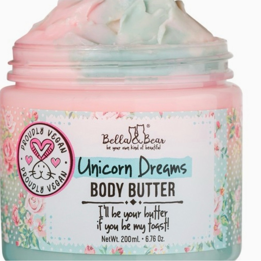 NWT Bella & Bear Vegan Unicorn Dreams Body Butter 6.7oz